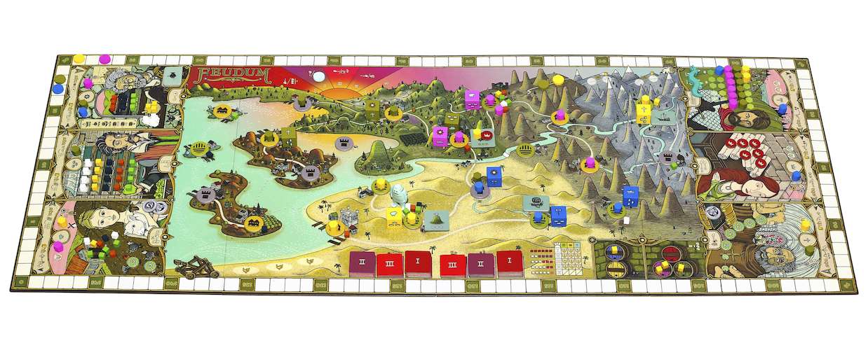 Игровое поле настольной игры Феод