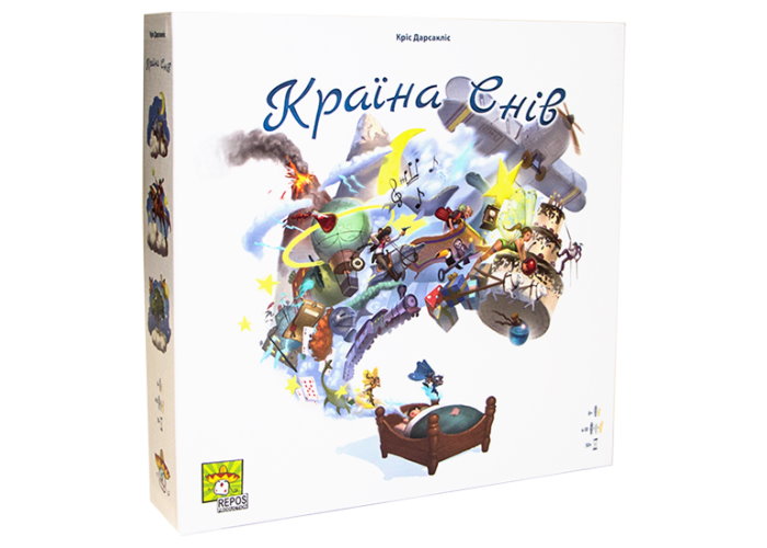 Коробка настільної гри Поки що я сплю (укр.)