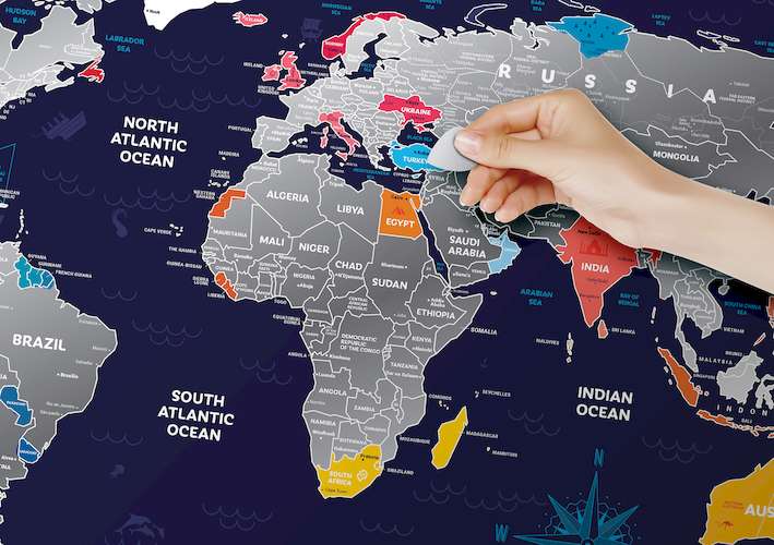 Скретч карта мира Travel Map™ Holiday World