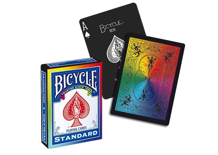 Карты игральные Bicycle Rainbow (black)