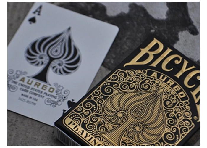 Карты игральные Bicycle Aureo (black)