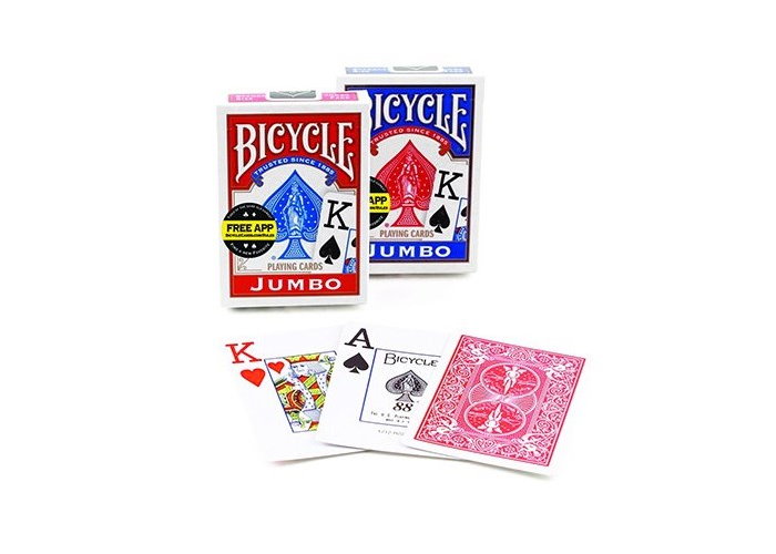 Карти гральні Bicycle Rider Back International Jumbo Index (red)