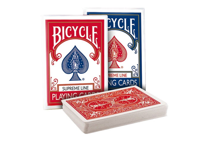 Карты игральные Bicycle Supreme Line (red, blue)