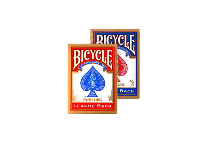 Карти гральні Bicycle League Back Standard Index (red, blue)