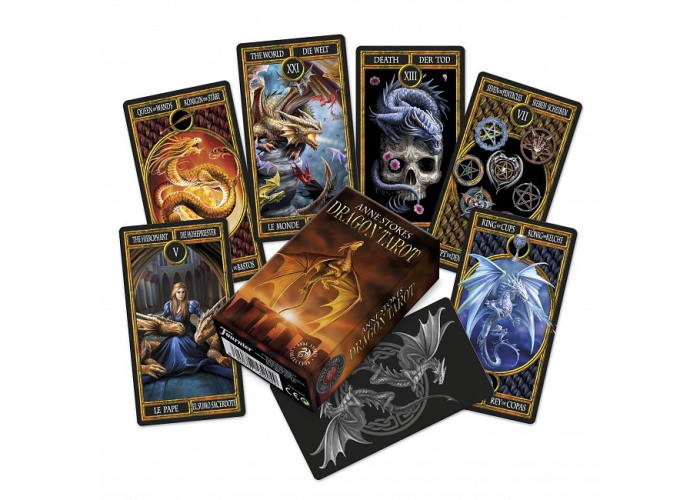 Карты Таро Дракон (Dragon Tarot by Anne Stokes)
