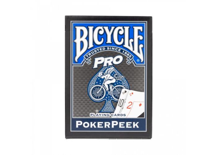 Карты игральные Bicycle Pro PokerPeek (blue)