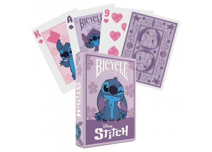 Карты игральные Bicycle Disney Stitch (purple)