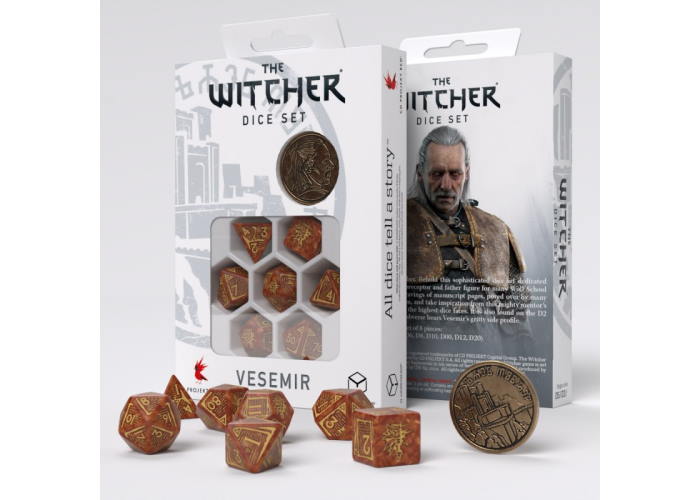 Набір кубиків The Witcher Dice Set. Vesemir - The Wise Witcher (7 шт.)