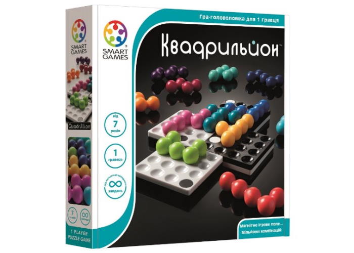Коробка настольной игры Квадриллион (Quadrillion) (укр.)