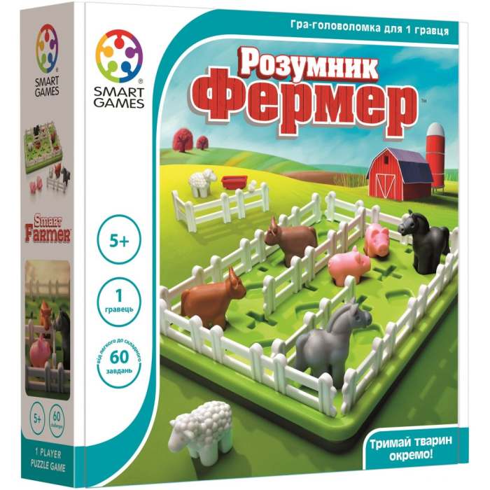 Коробка настільної гри Розумний фермен