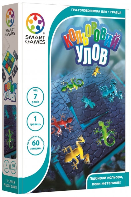 Коробка настольной игры Цветной улов