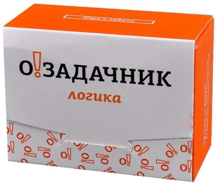 Коробка настольной игры Озадачник. Логика