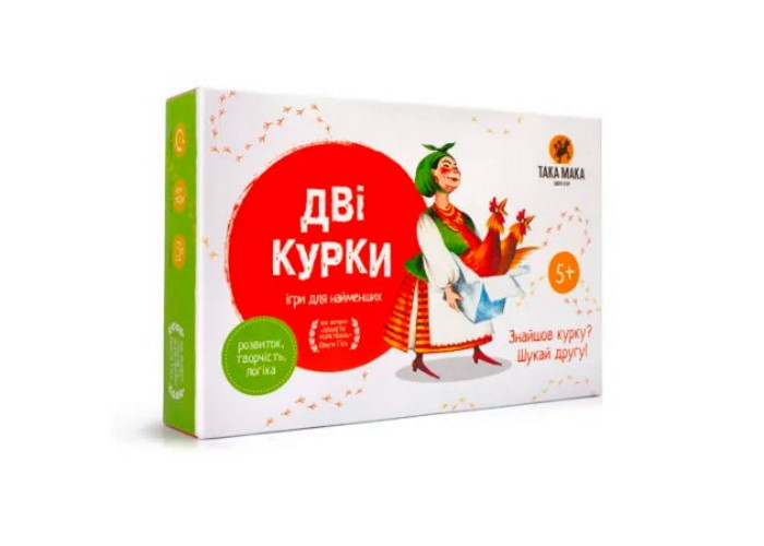 Коробка настольной игры Две курицы