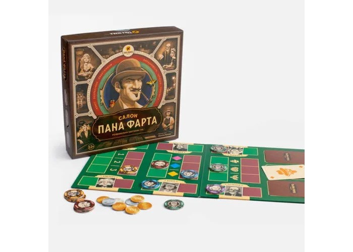 Настольная игра Салон господина Фарта и её компоненты