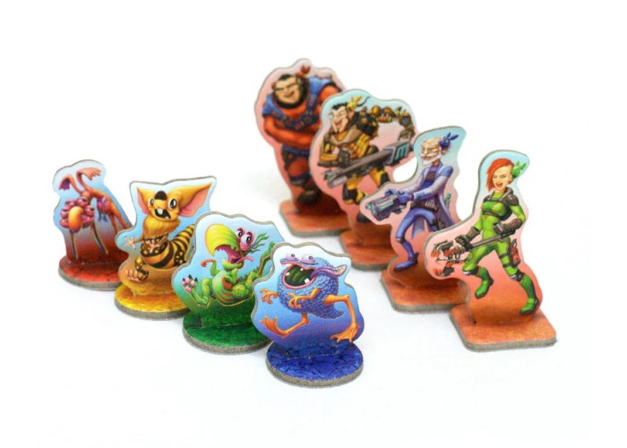 Фигурки охотников и марсозверей игры Марсоловы