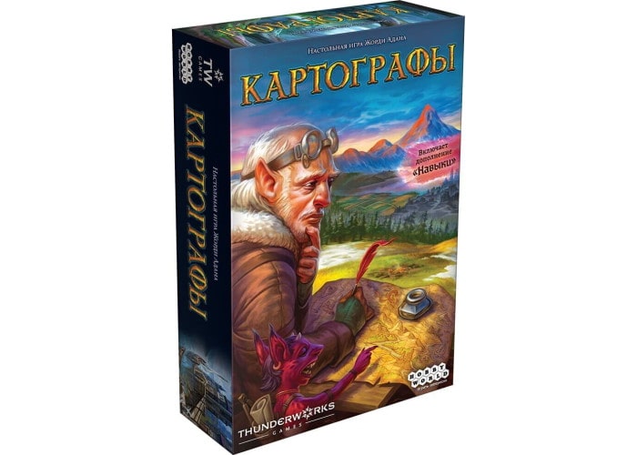 Коробка настільної гри Картографи