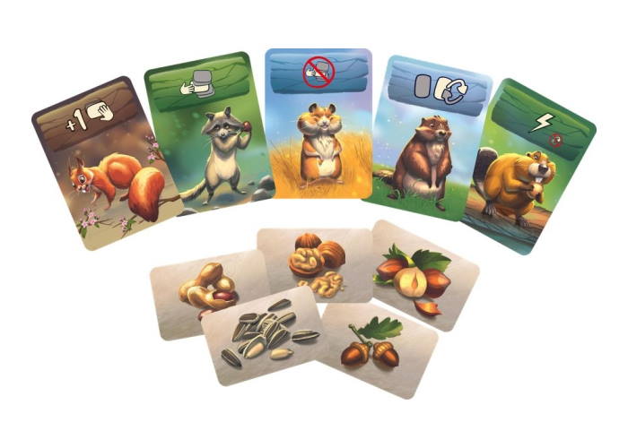 Карты настольной игры День бобра (Hoarders)