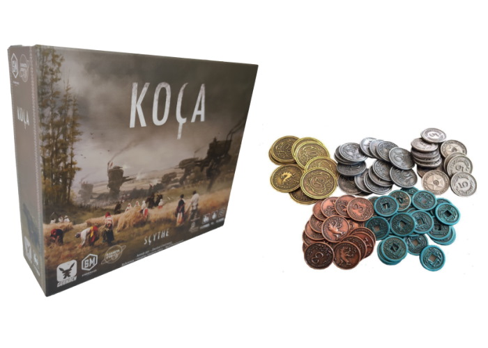 Коса (Серп, Scythe) + металеві монети