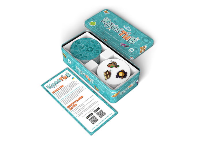 Компоненты настольной игры Креатив