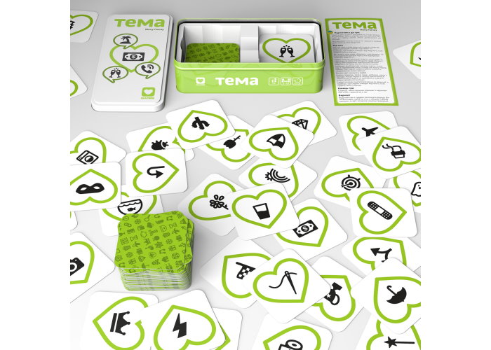 Компоненты настольной игры Тема