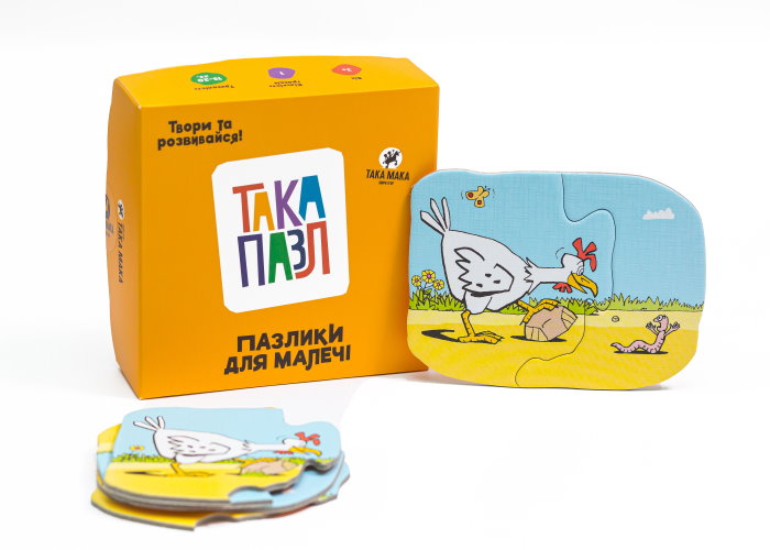Пазл Пазлики для малышей Курочка (укр.)