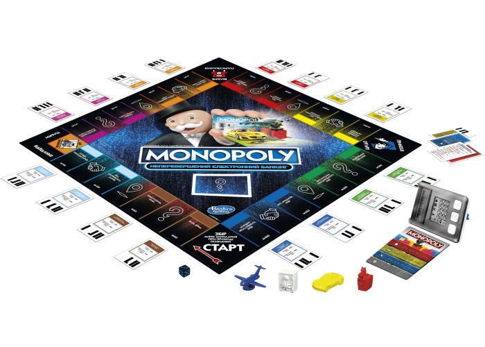 Игровые компоненты настольной игры Монополия: Бонусы без границ (Monopoly Ultimate Rewards Game) (укр.)