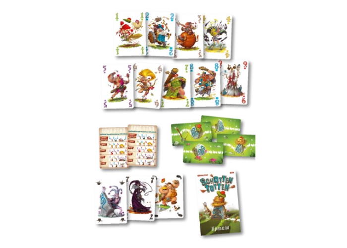 Игровые компоненты настольной игры Шотен Тотен (Schotten Totten) (укр.)