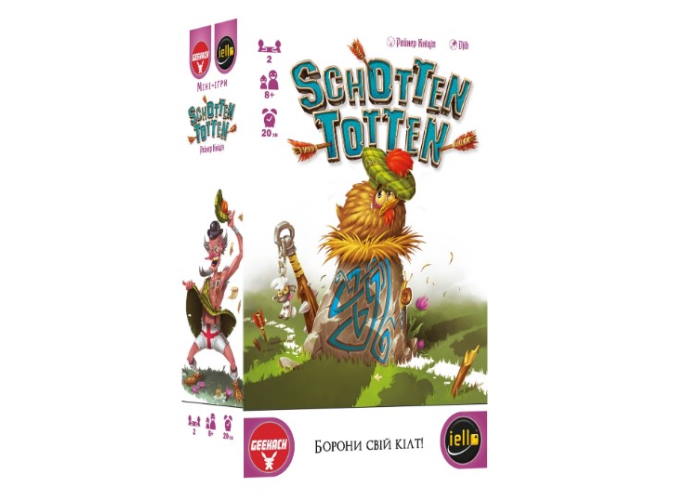 Коробка настольной игры Шотен Тотен (Schotten Totten) (укр.)