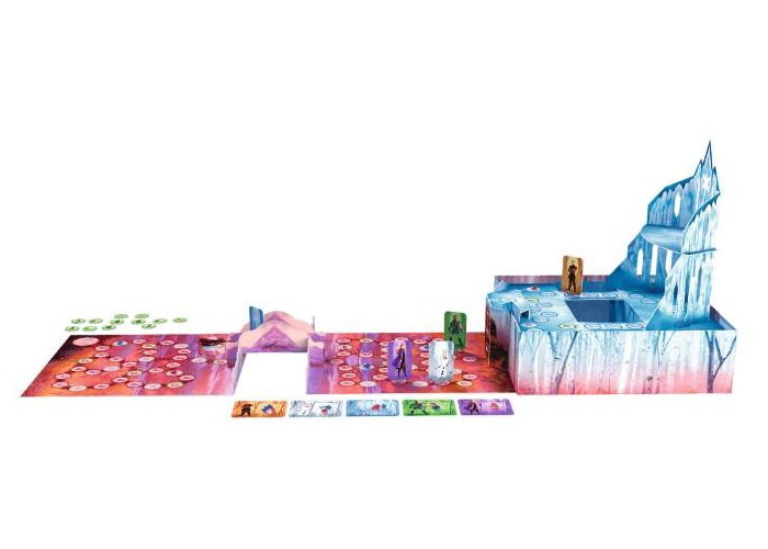 Игровые компоненты настольной игры Лесной дух. Холодное сердце 2 (Frozen Memories: Frozen 2)