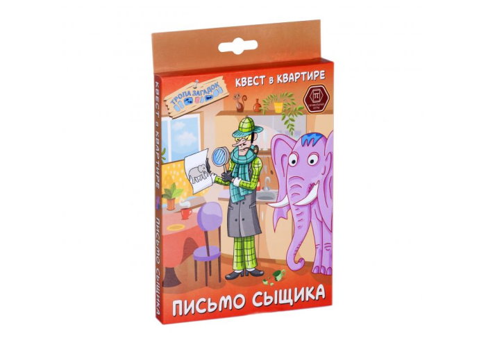 Коробка настільної гри Лист детектива