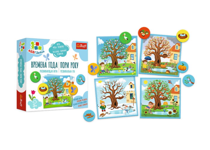 Настільна гра АБВГДейка. Пори року (Seasons - Kid's ABC)