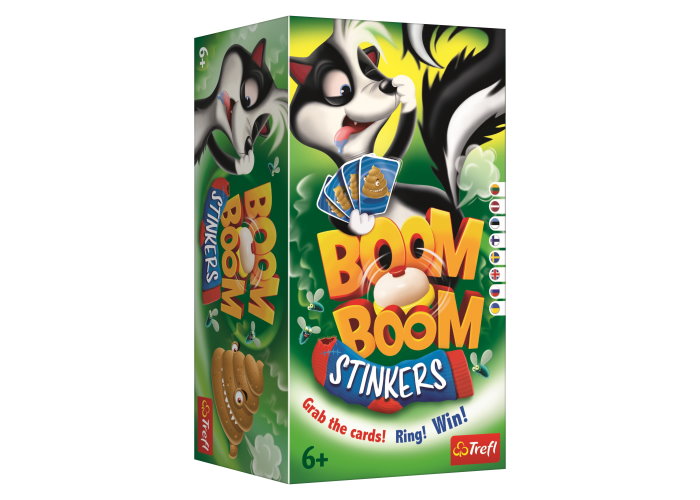 Коробка настільної гри Бум Бум. Вонючки (Boom Boom: Stinkers)