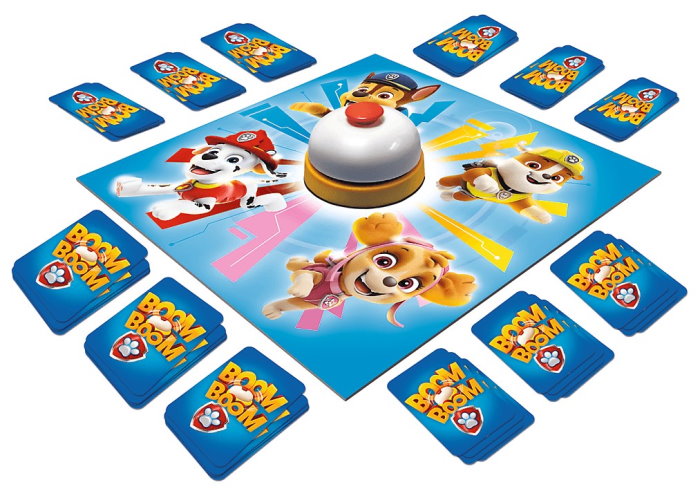 Игровые компоненты настольной игры Бум Бум. Щенячий патруль (Boom Boom: Paw Patrol)