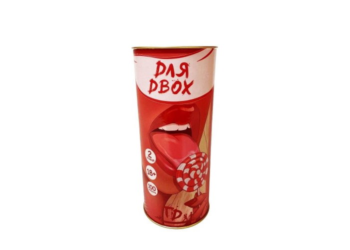 Тубус с настольной игрой Правда или Действие: Для двоих (укр.)