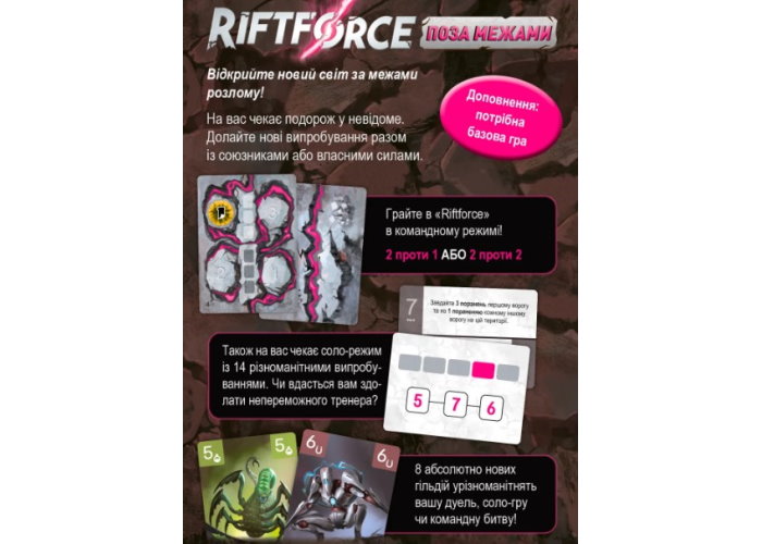 Настольная игра Riftforce. За гранью (Riftforce: Beyond) (укр.)