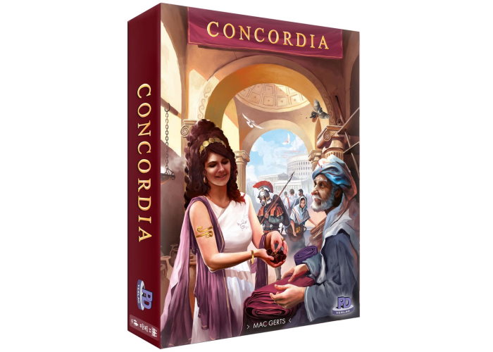 Коробка настольной игры Конкордия