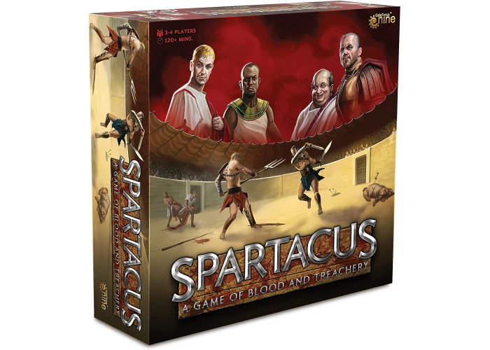 Коробка с настольной игрой Спартак: Игра Крови и Предательства (Spartacus: A Game of Blood & Treachery) (англ.)