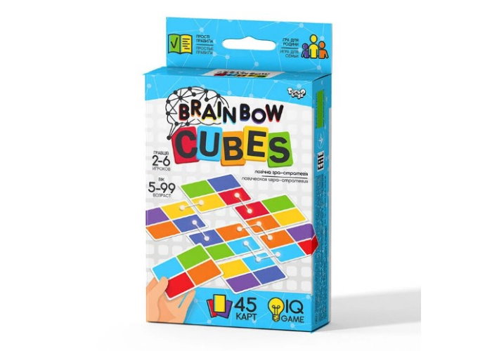 Коробка настільної гри Brainbow Cubes