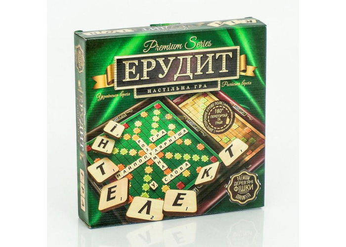 Коробка настольной игры Эрудит Premium series