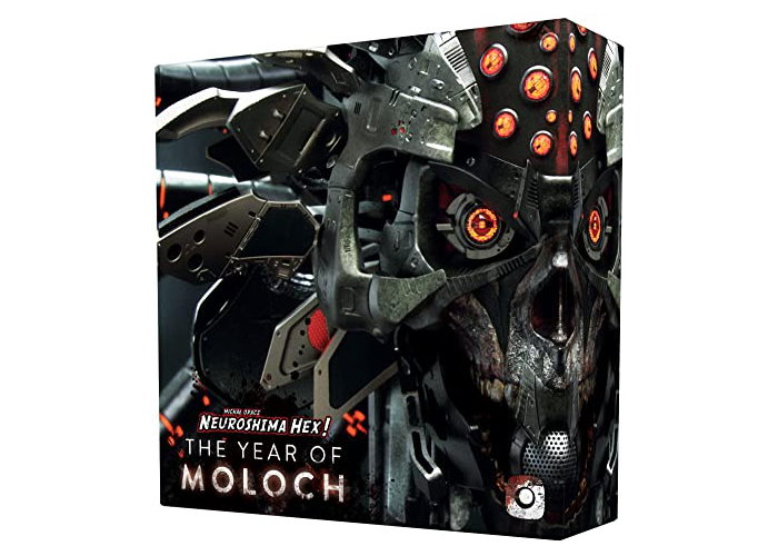 Коробка настольной игры Нейрошима Гекс 3.0: Год Молоха (англ.)