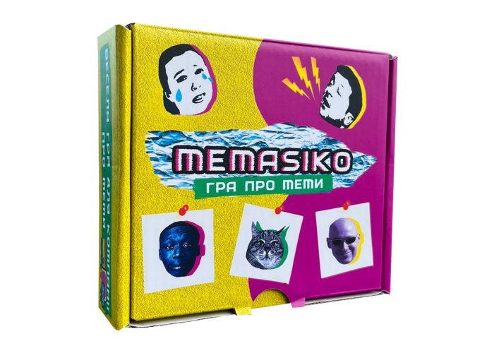 Коробка з настільною грою Memasiko (гра про меми) (укр.)