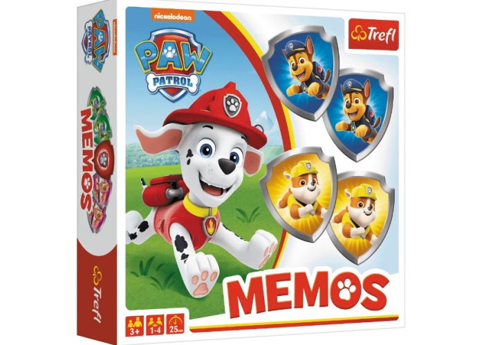 Коробка с настольной игрой Мемо Щенячий патруль (Memos Paw Patrol)