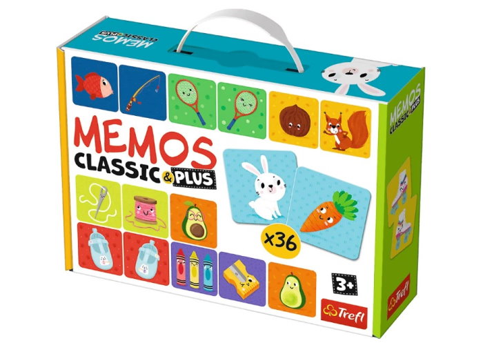 Коробка настольной игры Мемо Классические. Логика