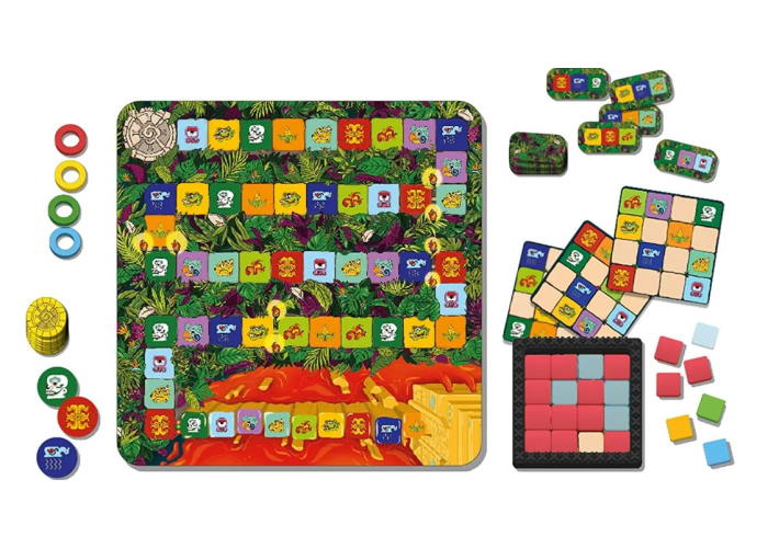 Компоненты настольной игры Пакаль (англ.)