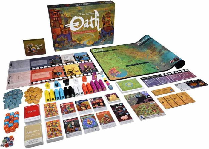настольная игра Присяга: Хроники империи и изгнания (Oath: Chronicles of Empire and Exile) (англ.)