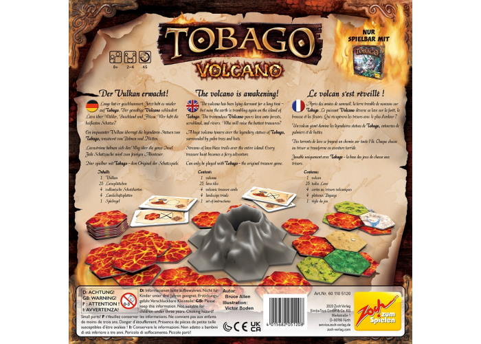 Настільна гра Тобаго: Вулкан (Tobago: Volcano) (англ.)
