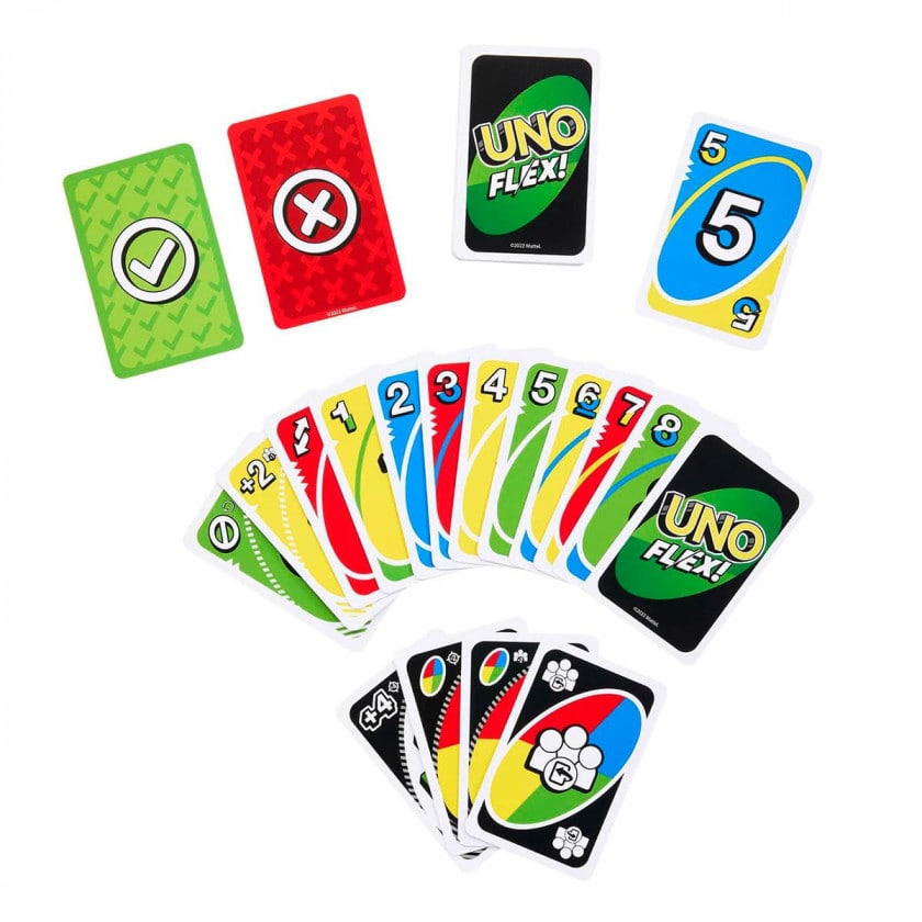 Карты настольной игры Уно Flex (UNO Flex)