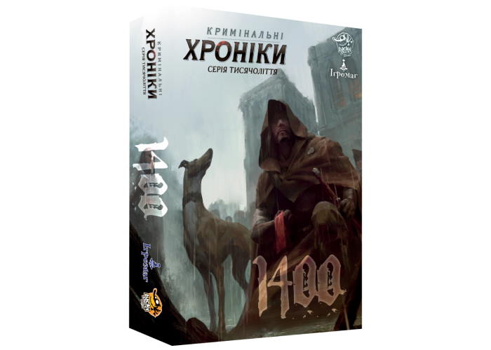 Коробка с настольной игрой Место Преступления: Средневековье (Chronicles of Crime: 1400) (укр.)
