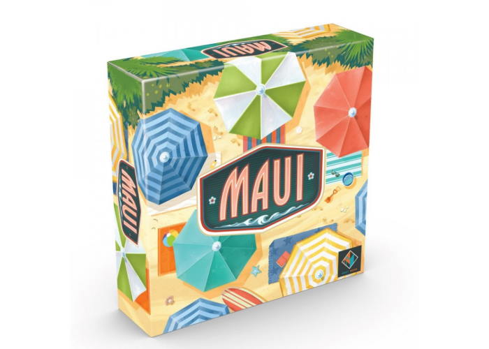 Коробка настільної гри Мауї (Maui) (англ.) + QR-код на укр. правила