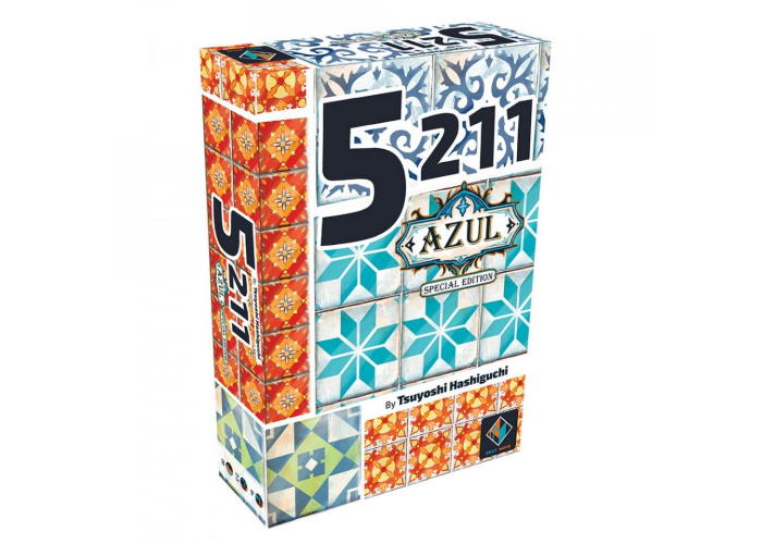 Коробка настольной игры 5-2-1-1 Азул (англ.)